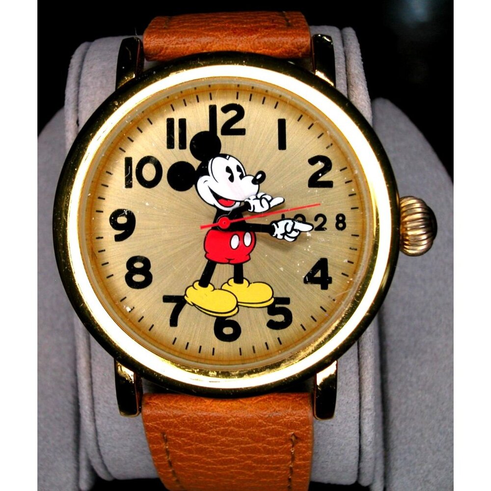 Disney Mickey Mouse Watch Accutime MK5237CV Japan Movement ,019